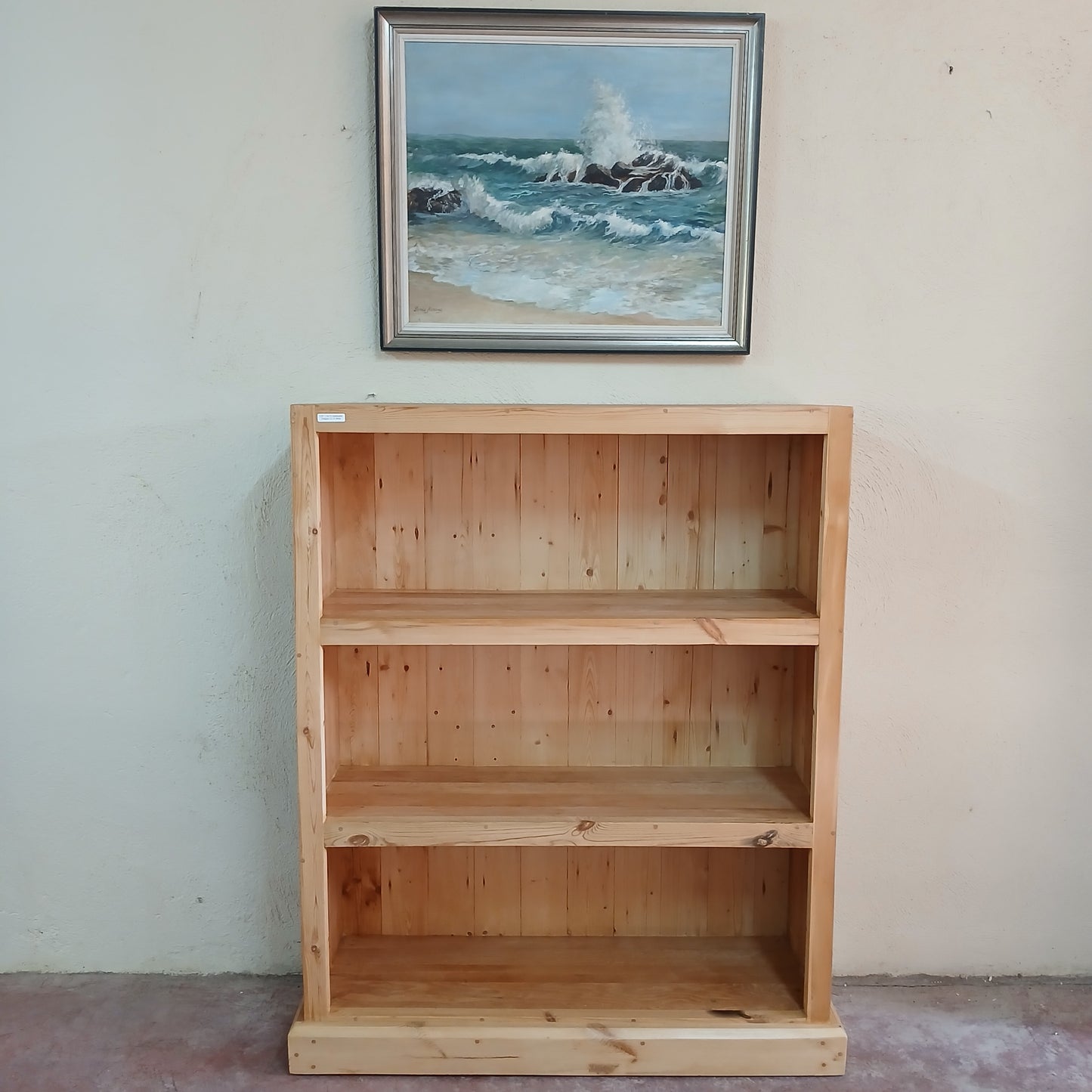 Old Oregon pine 1,3 bookcase