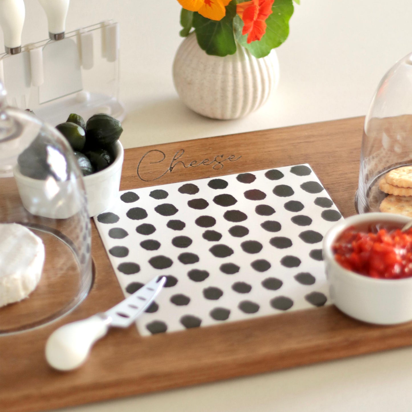 Double Dome Cheese Board