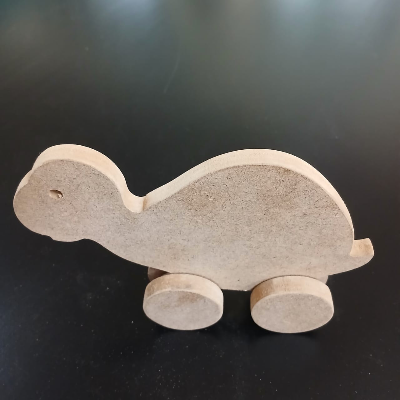 Paintable Wooden Animals on Wheels