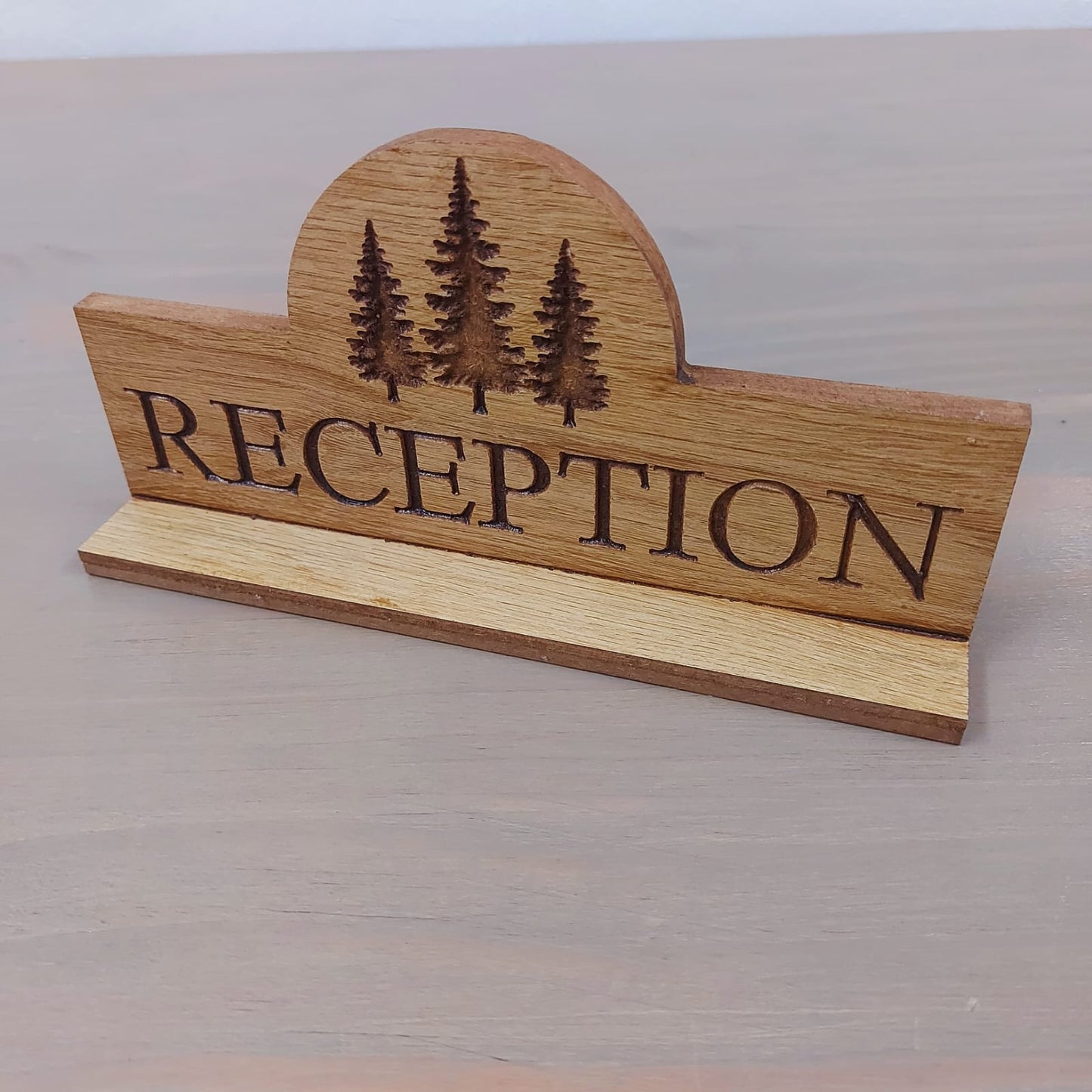 Reception sign