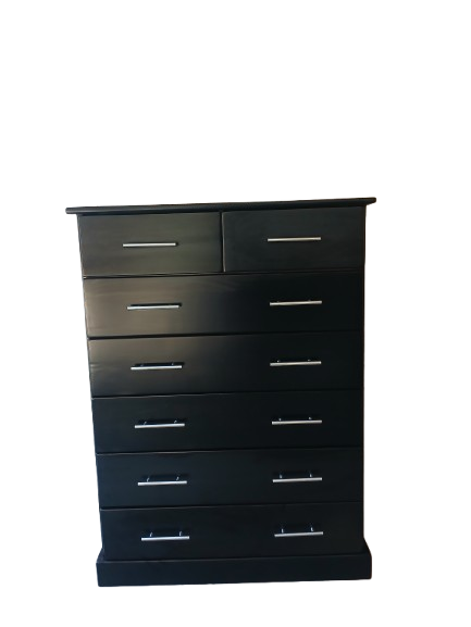 Chest of 5+2 in pine mahogany