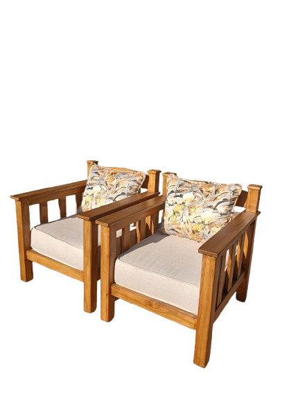 Morris Lounge Suite in Rustic Pine