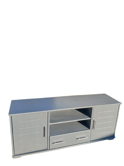 Dark Grey Pine Painted TV Stand