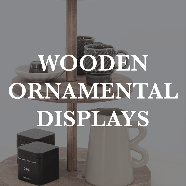 Wooden Ornamental Display Stands
