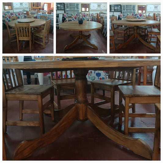 1,5 Imbuia dining table