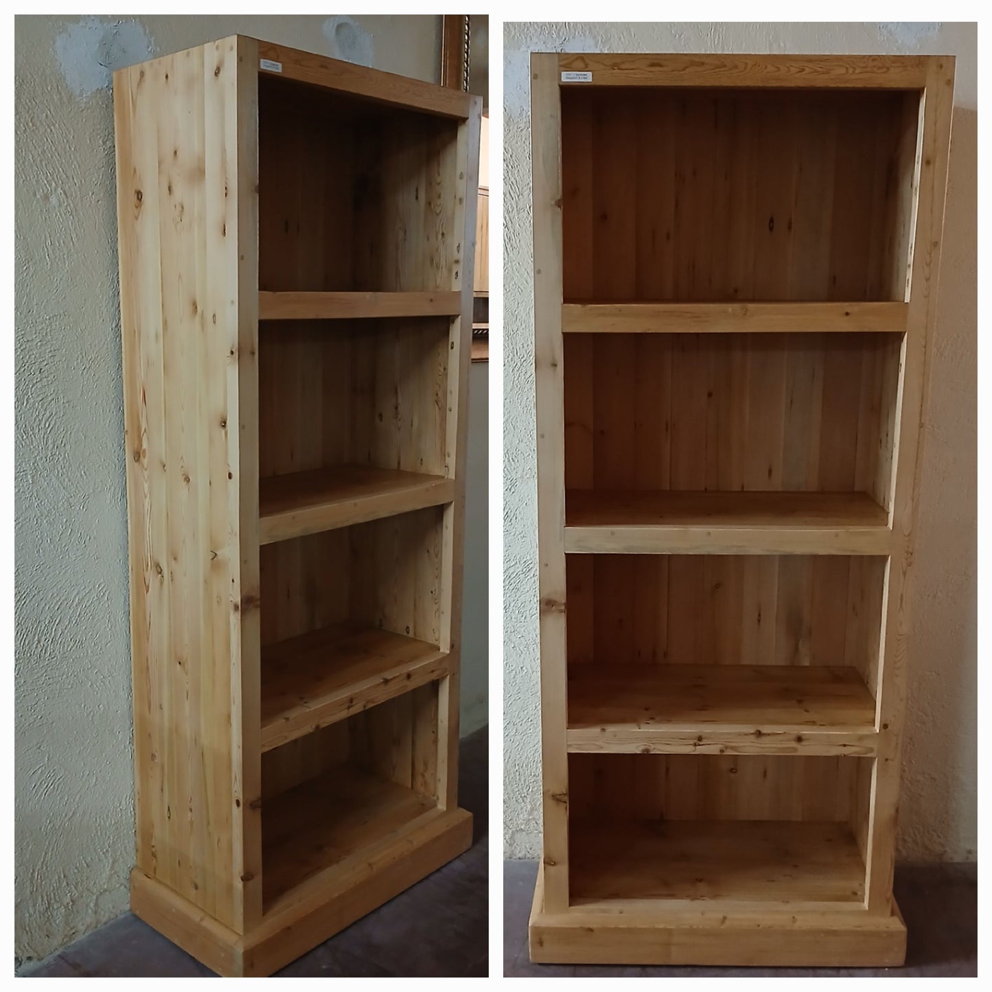 1,7x70 Oregon pine bookcase
