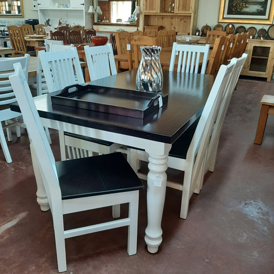 1,8 x 1m dining table mahogany top