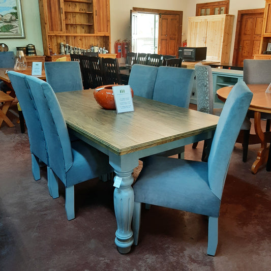 1,8 x90 Dining Table grey wash