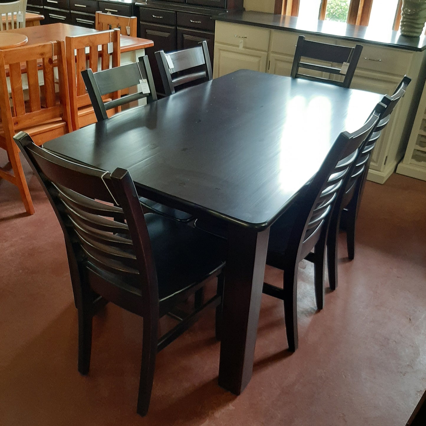 1,8 x 90 Dining table mahogany