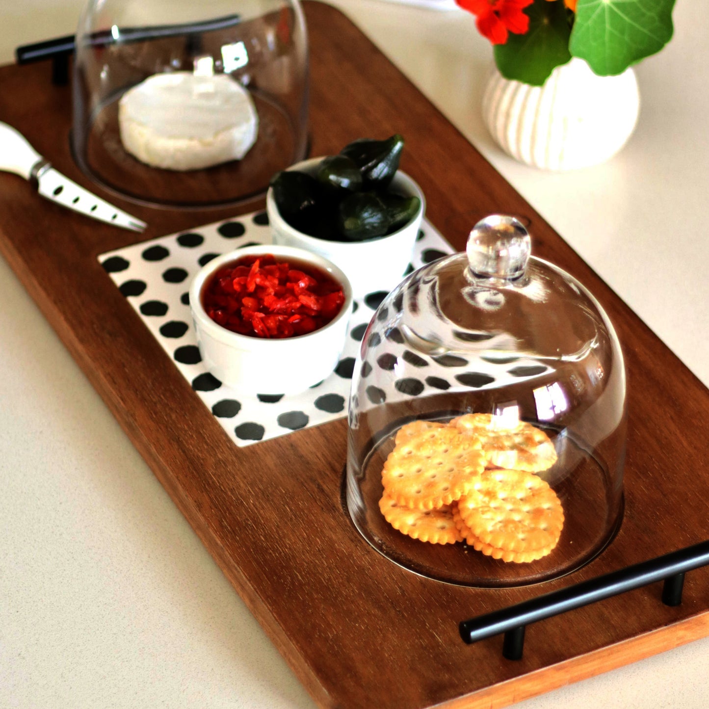 Double Dome Cheese Board