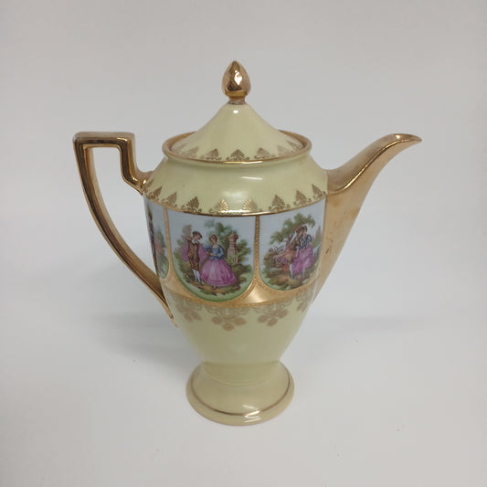 Love story Hand painted coffee/teapot