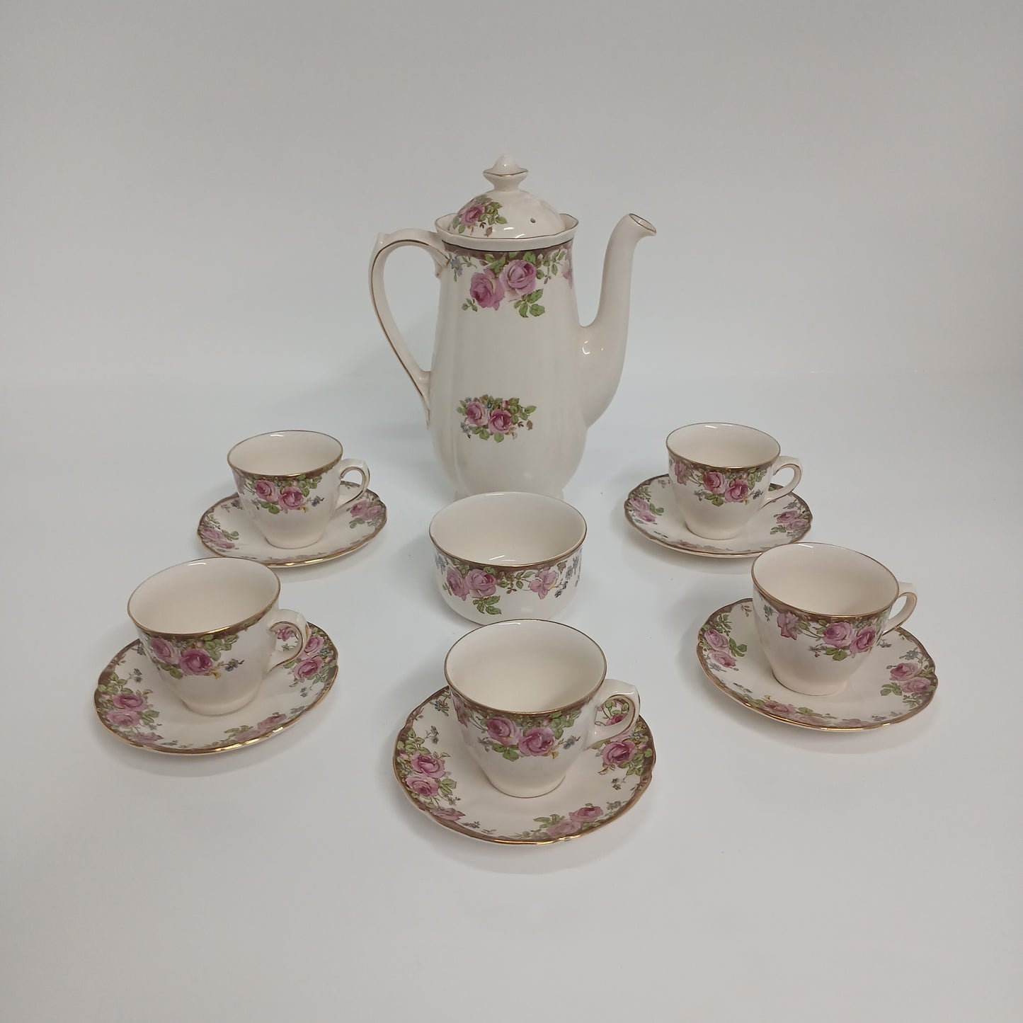 English rose tea set
