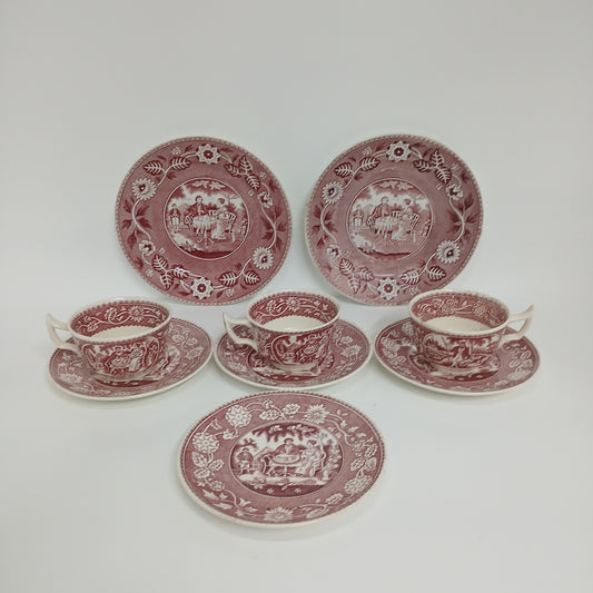 Tea set of 9