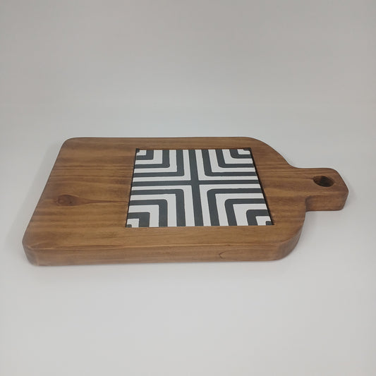 Thick board with tile