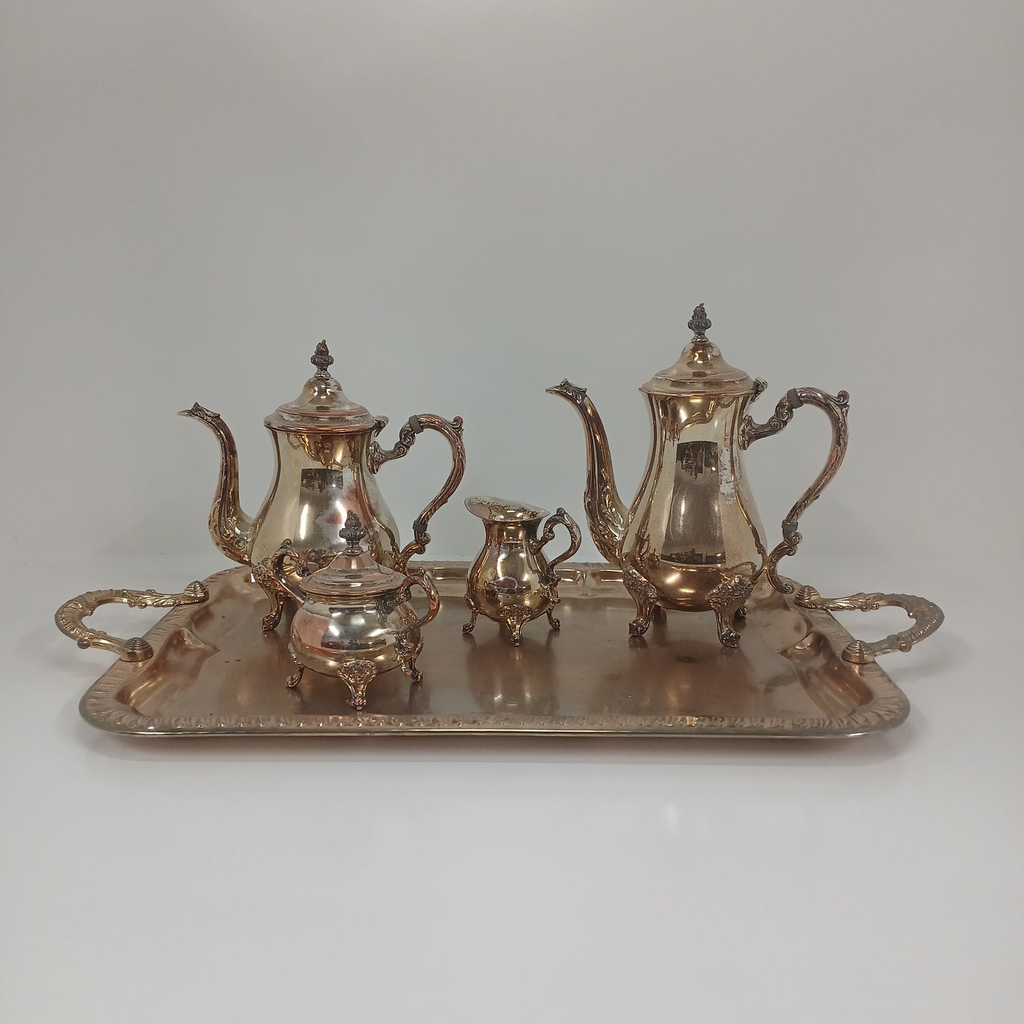 Vintage Silver Tea set of 5