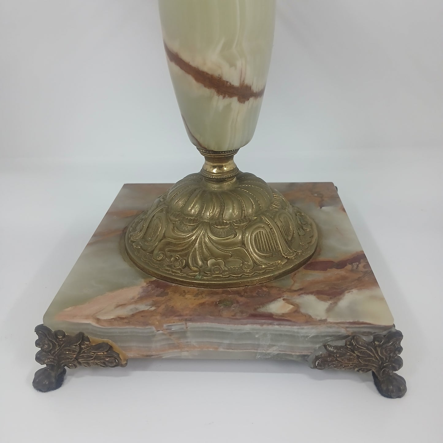 Brass & Marble Candelabra