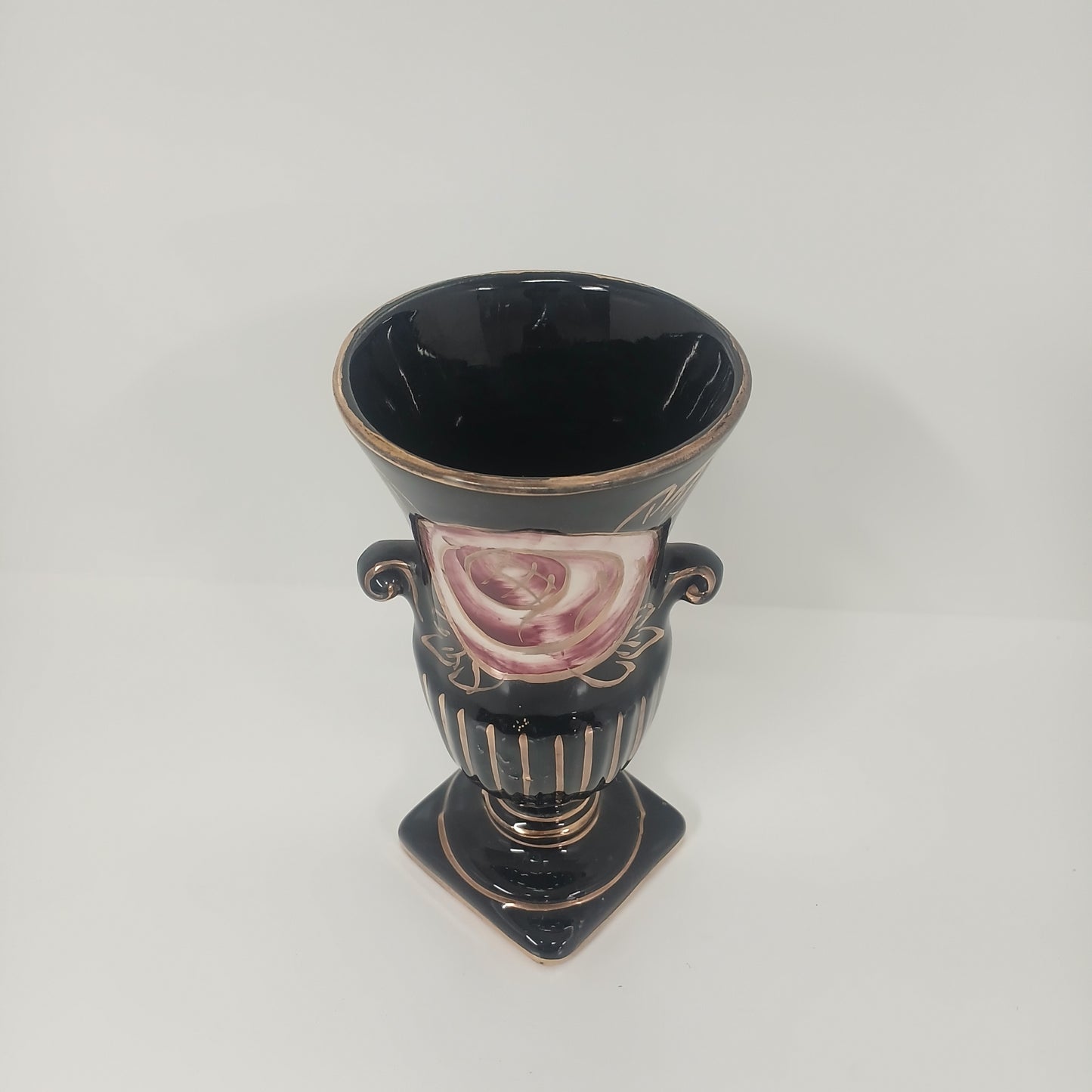 Black Vase with a Rose