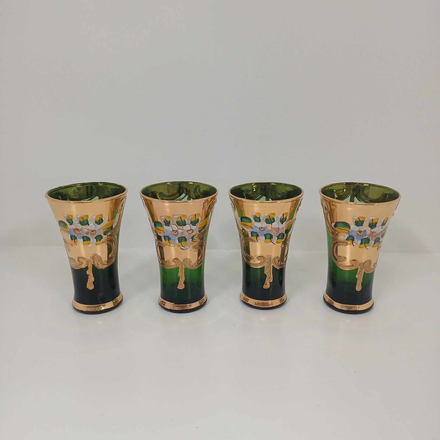 Set of 4 Venetian Glasses