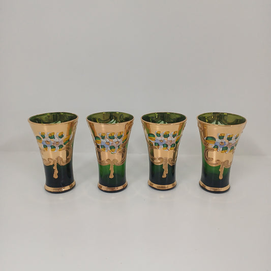 Set of 4 Venetian Glasses