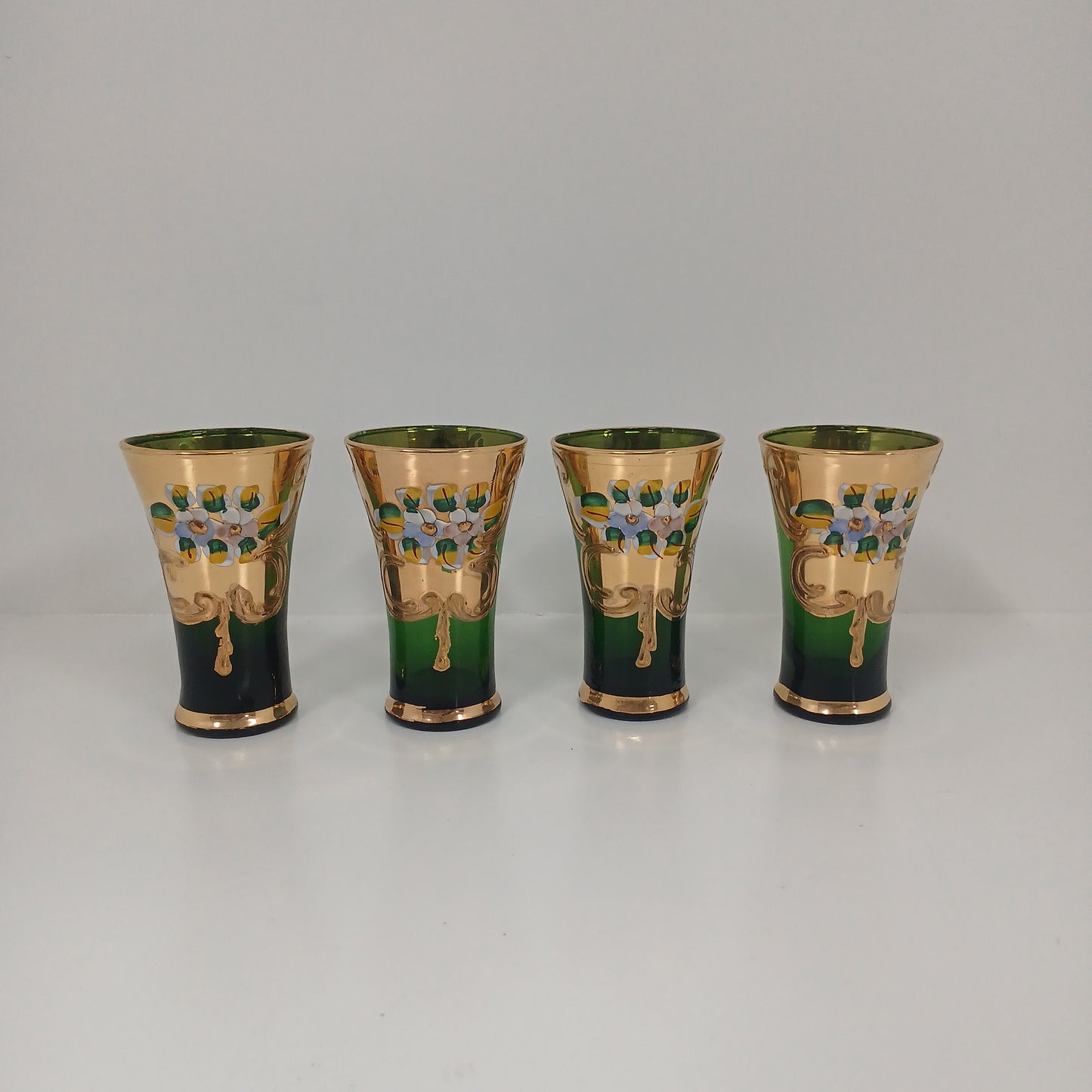 Set of 4 Venetian Glasses