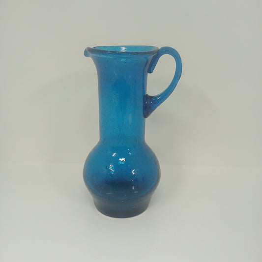 Blue Vase with Handle
