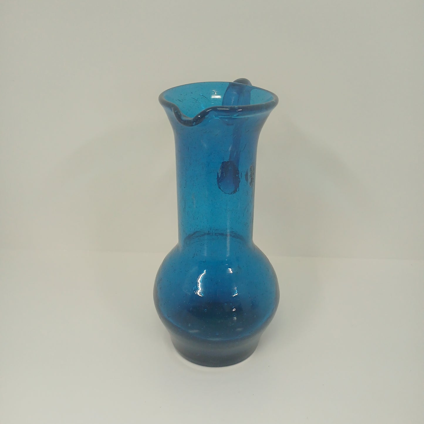 Blue Vase with Handle