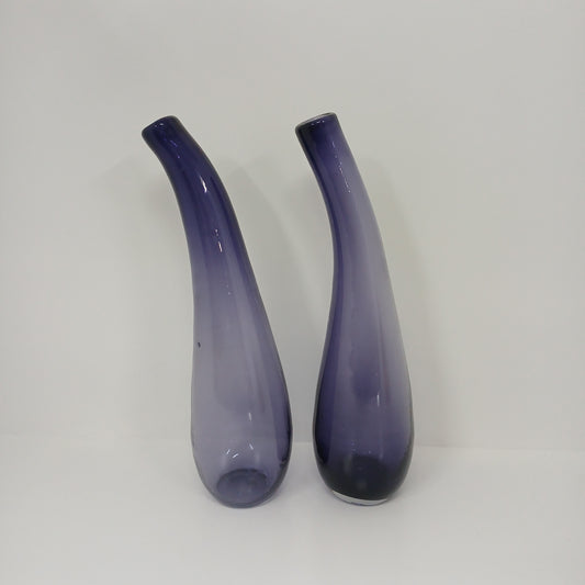 Pair of Purple Vases