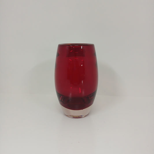 Red Italian Heavy Vase
