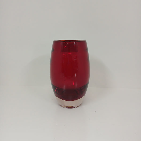 Red Italian Heavy Vase