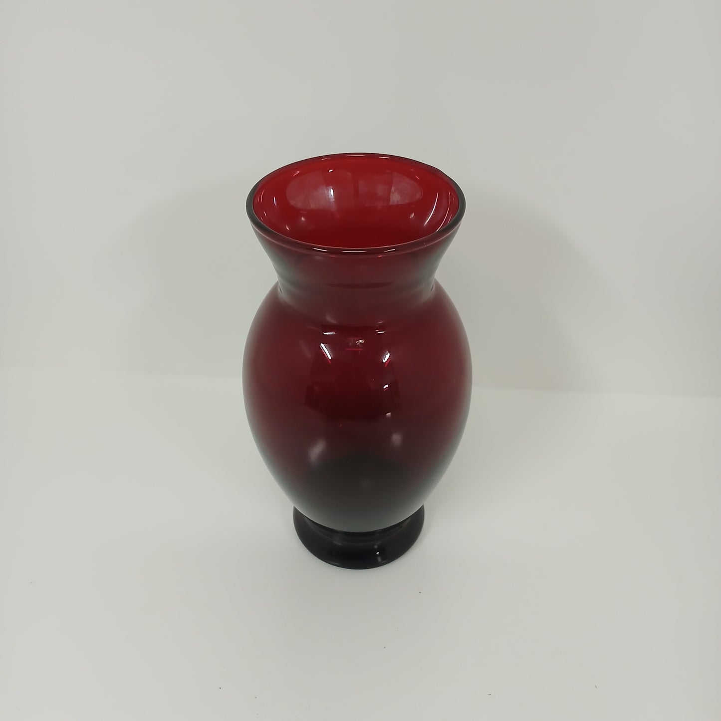 Red Italian Shaped Vase