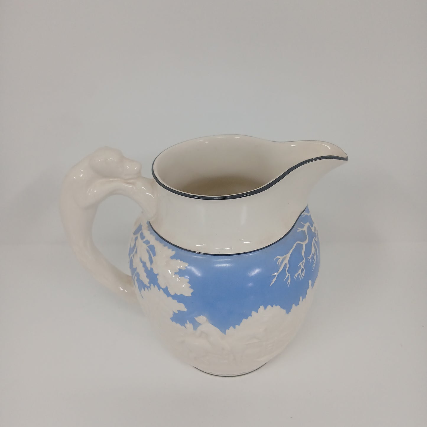 Wedgwood Porcelain Jug ,Hunting Scene