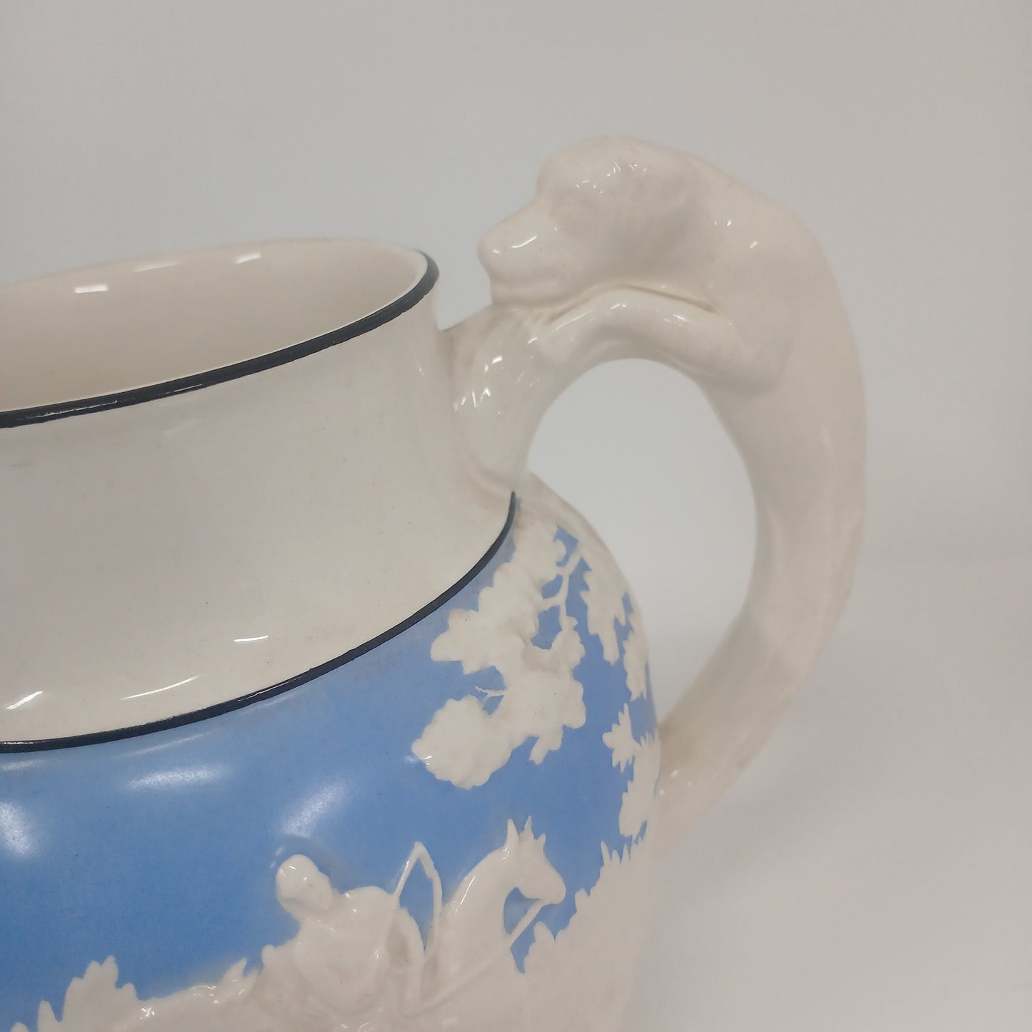 Wedgwood Porcelain Jug ,Hunting Scene