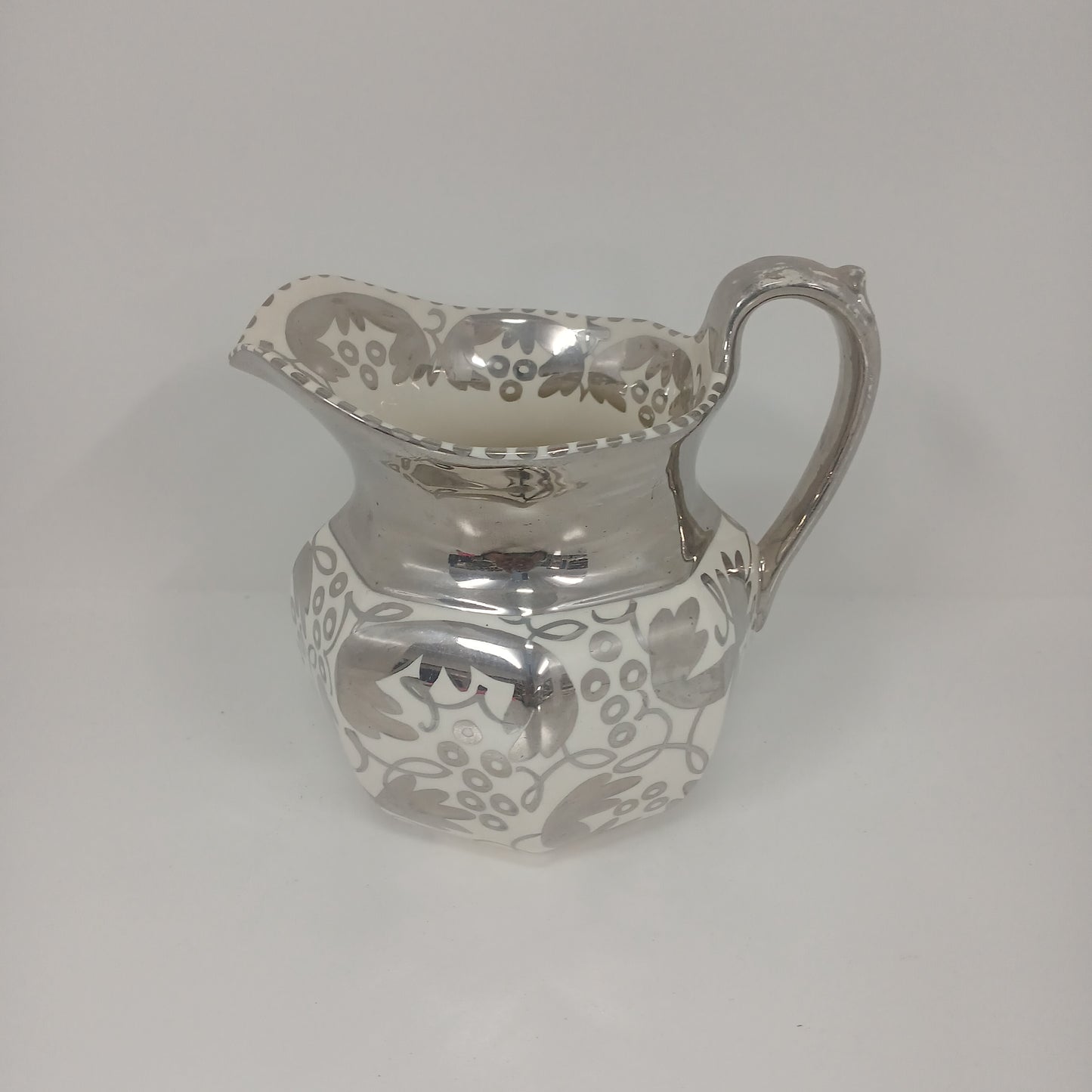 Wedgwood Porcelain Jug with Silver