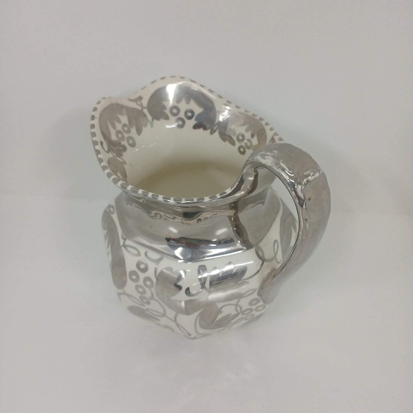 Wedgwood Porcelain Jug with Silver