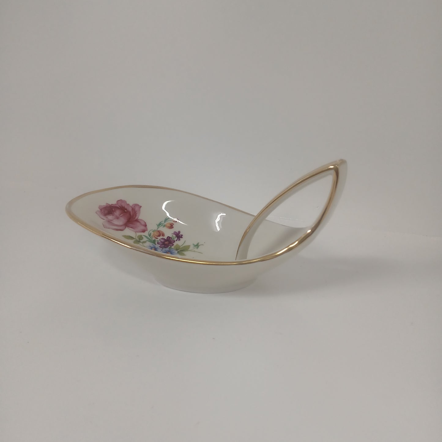 Sauceboat with a gold Trimmed  Handle