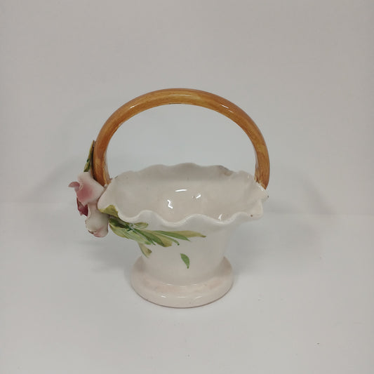 Vintage Capodimonte Basket