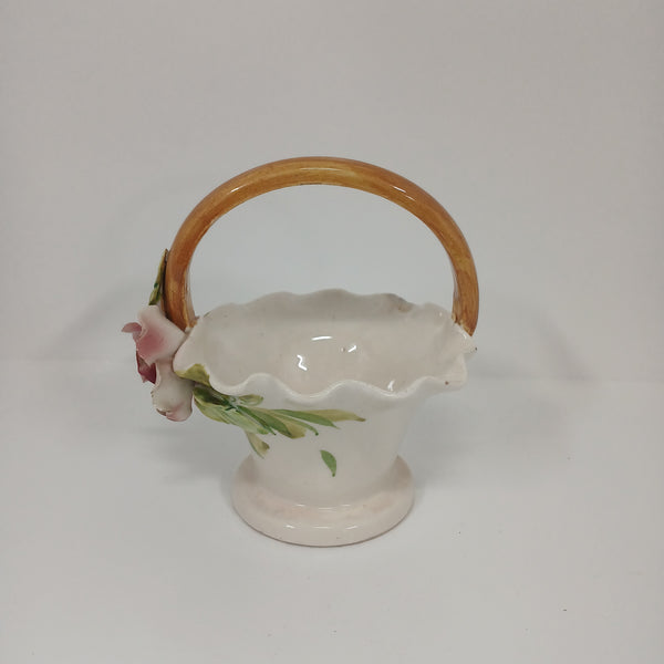 Vintage Capodimonte Basket