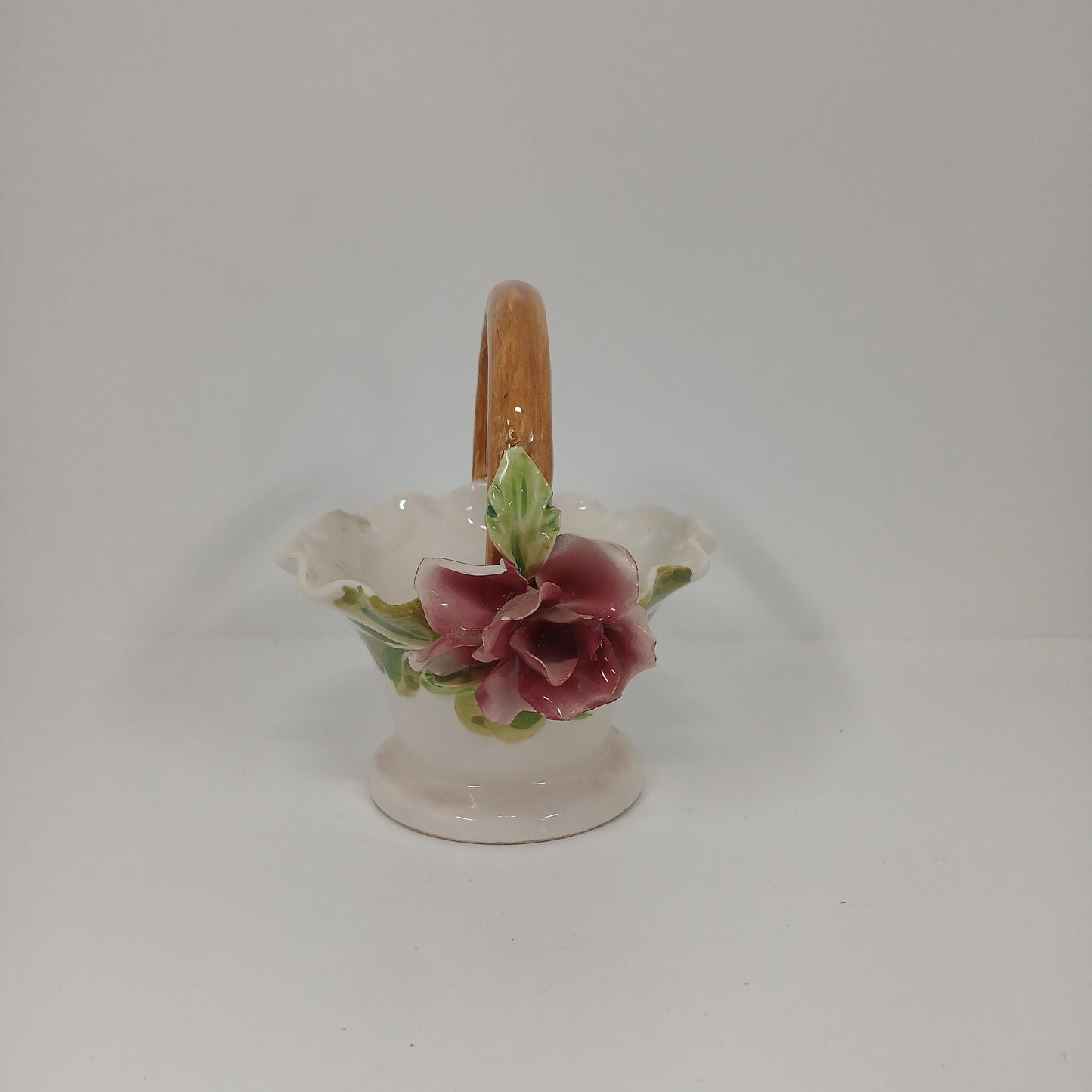 Vintage Capodimonte Basket