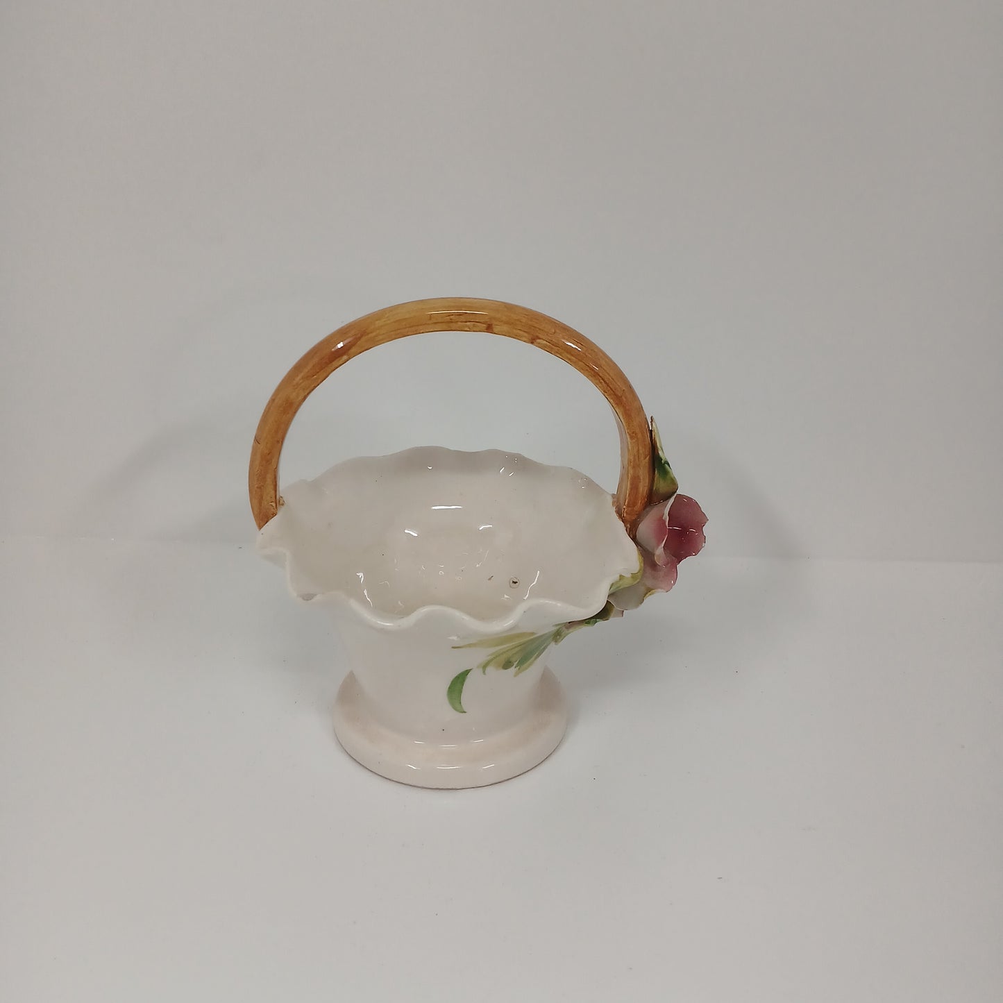 Vintage Capodimonte Basket