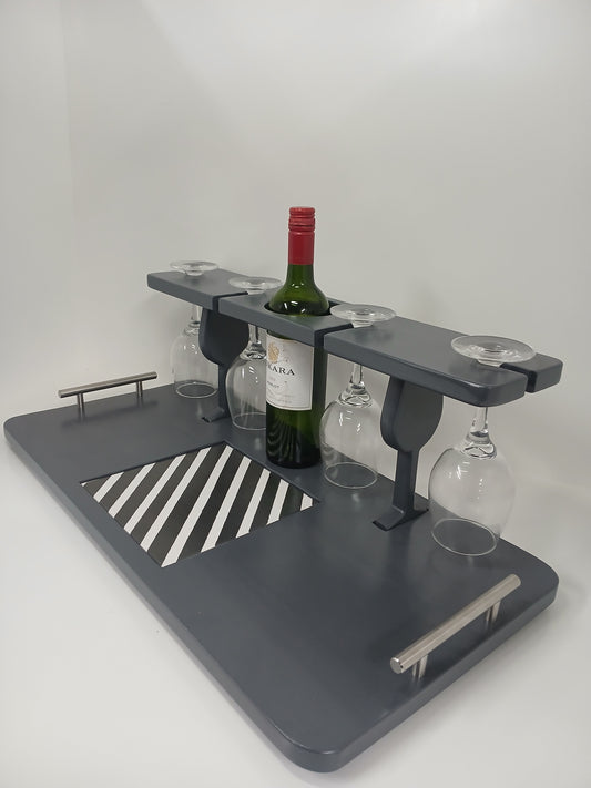 Wine and Glass Stand