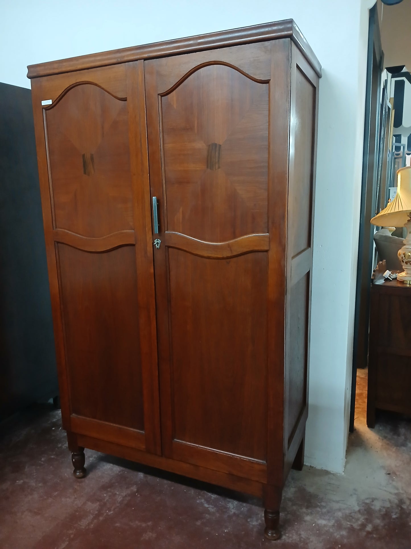 Teak 2 Door Wardrobe