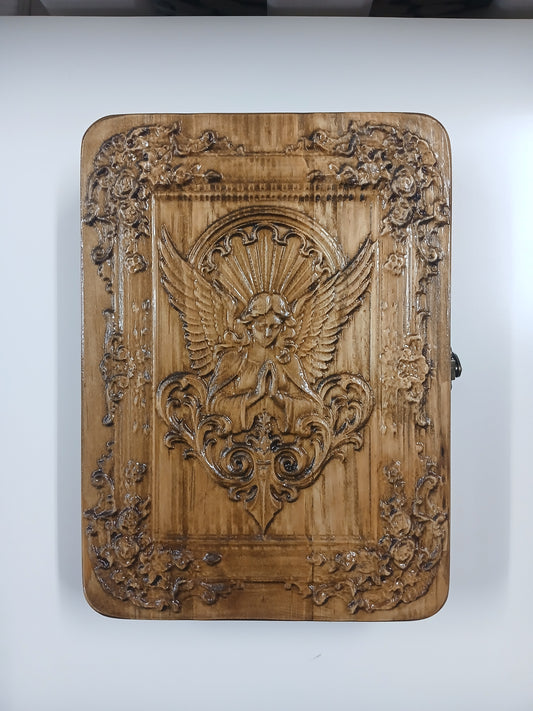 Angel Wooden Treasure Box