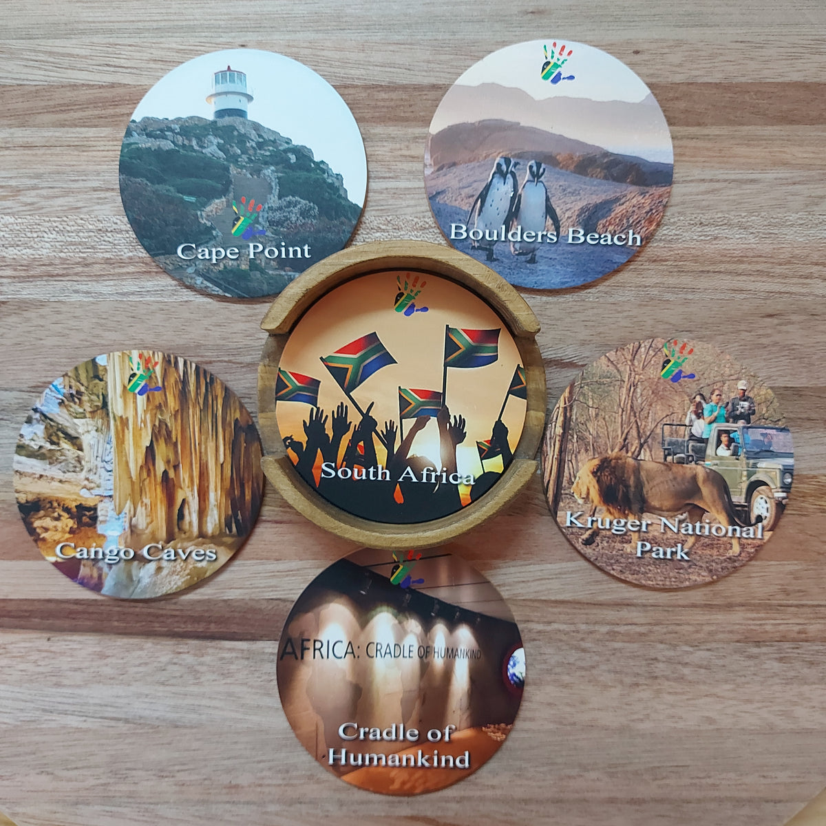 African Travels Coasters