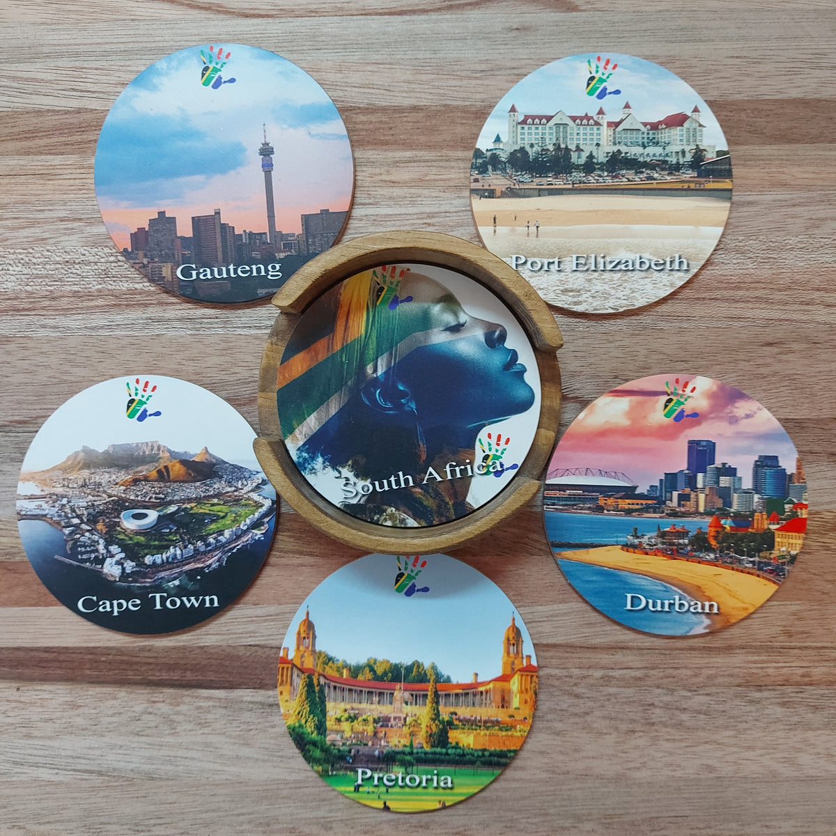 African Travels Coasters