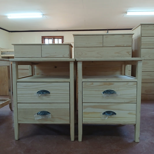 2 Drawer bedside pedestals