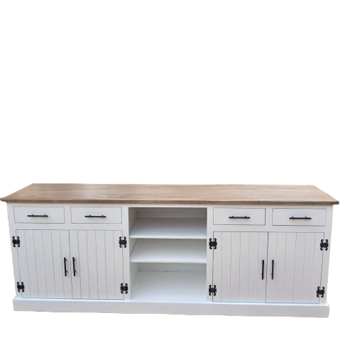 2,5 2 tone 4 Door/Drawer sideboard