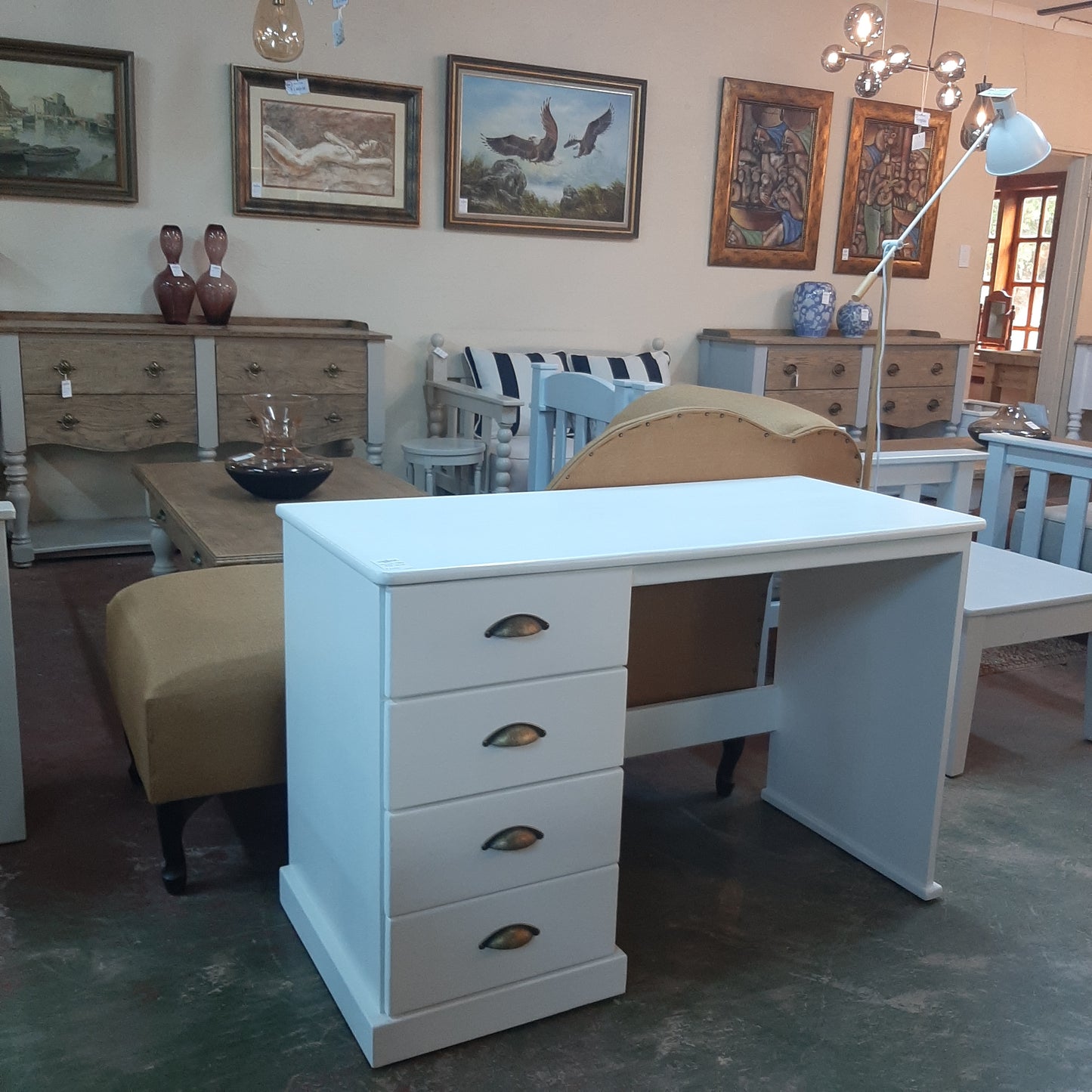 4 drawer desk