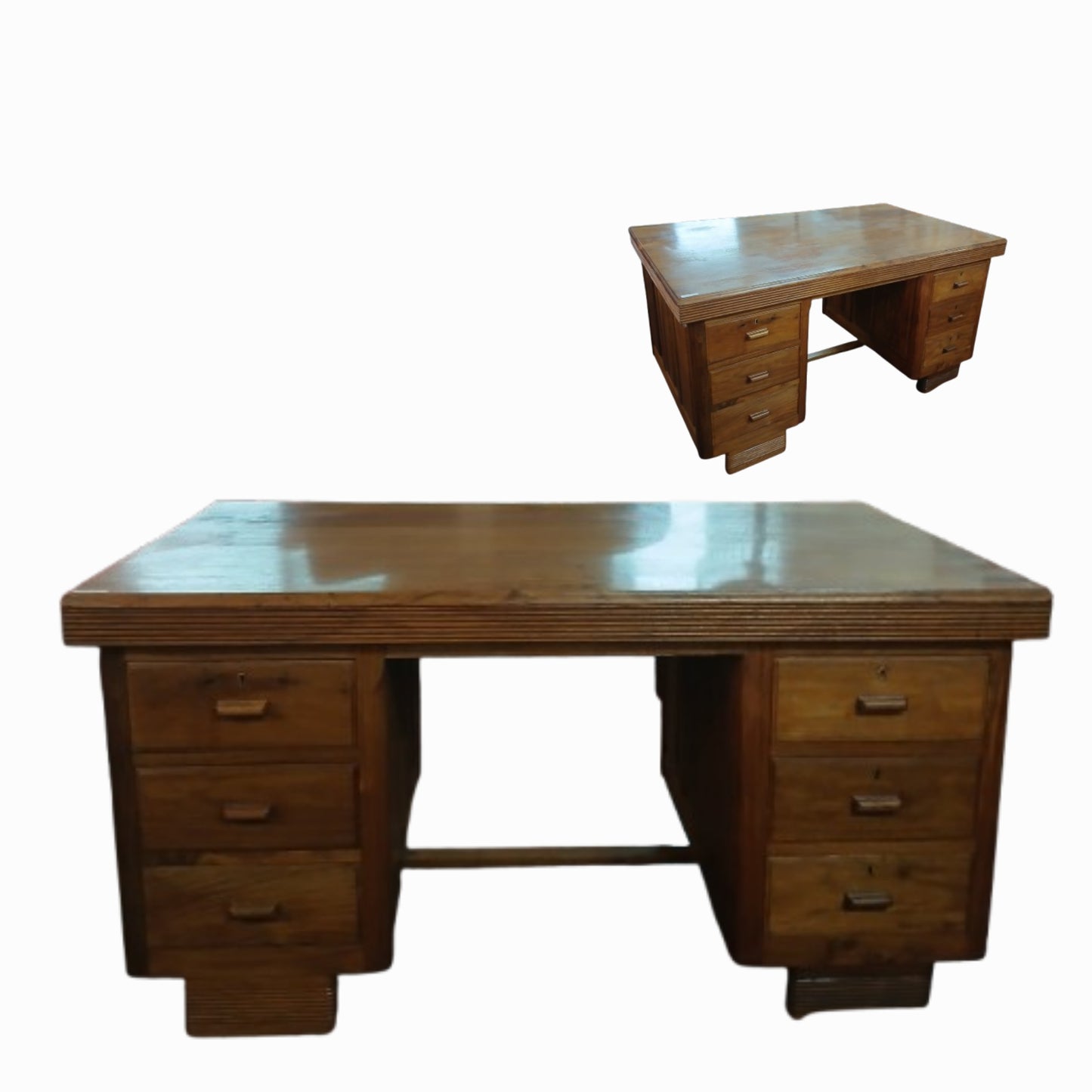 6 Drawer desk
