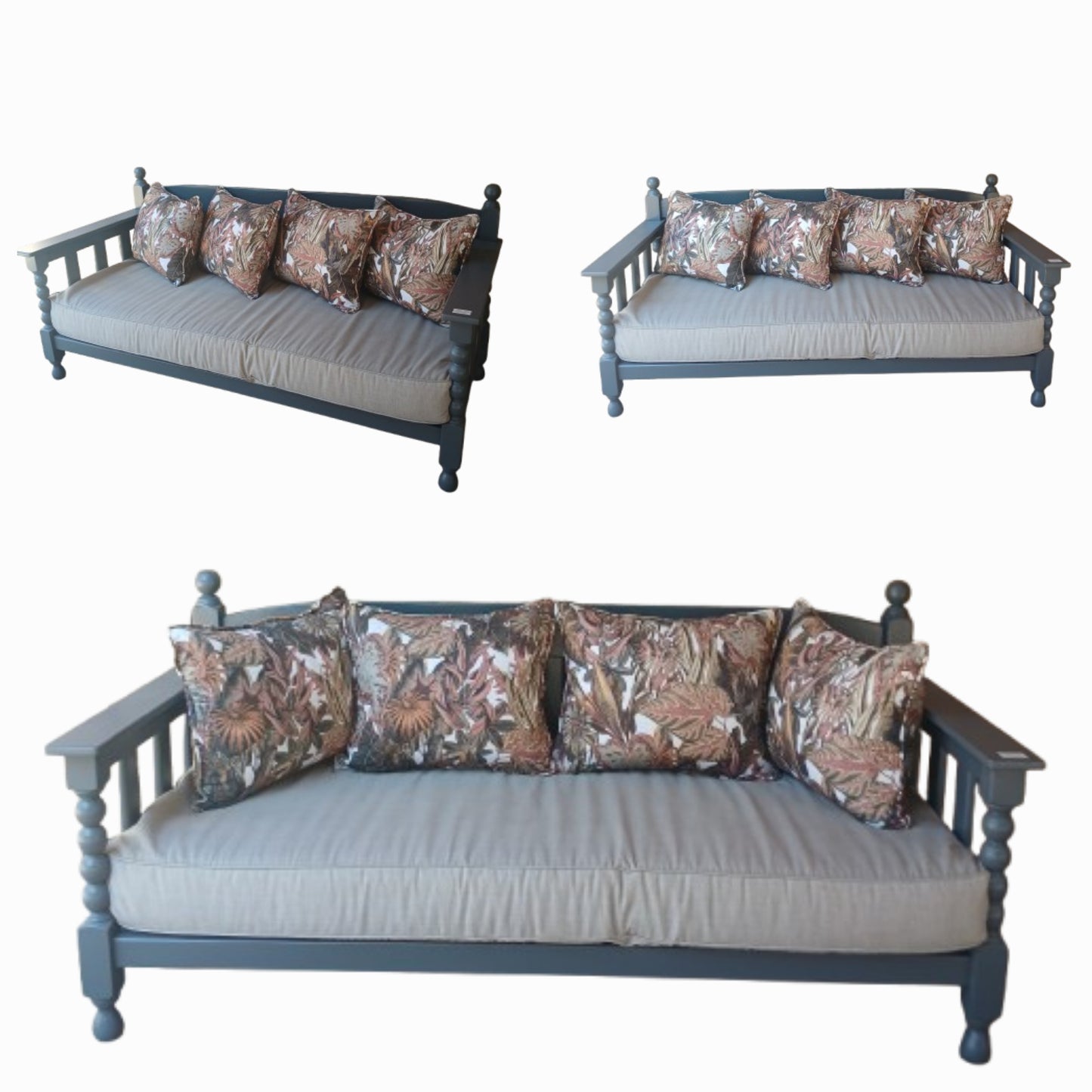 760 Morris daybed in dark grey