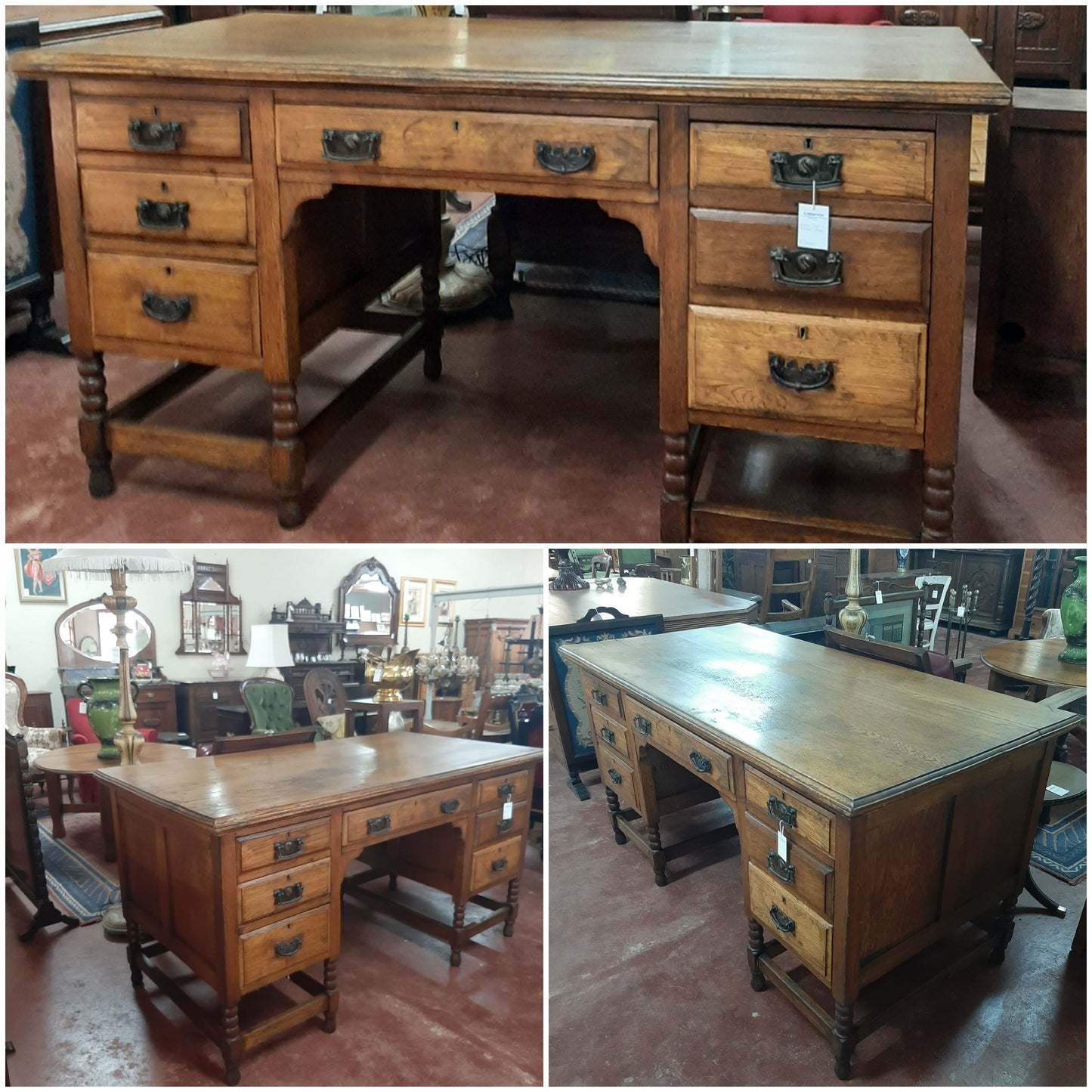 7 drawer desk